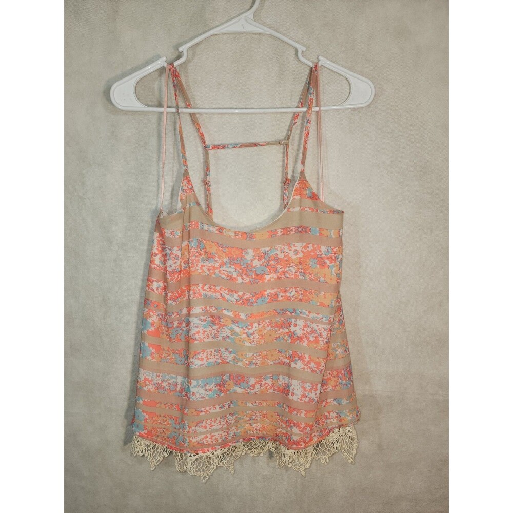 Paper Crane Layered Blouse Size L Crotchet